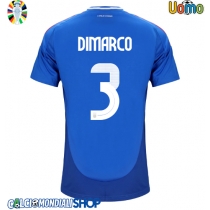 Maglie da calcio Italia Federico Dimarco #3 Prima Maglia Europei 2024 Manica Corta